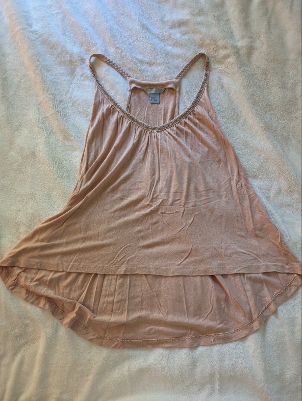 H&M Racerback Tank With Gem Deatiling
